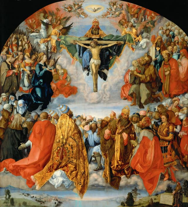 Albrecht Dürer - Adoration of the Trinity