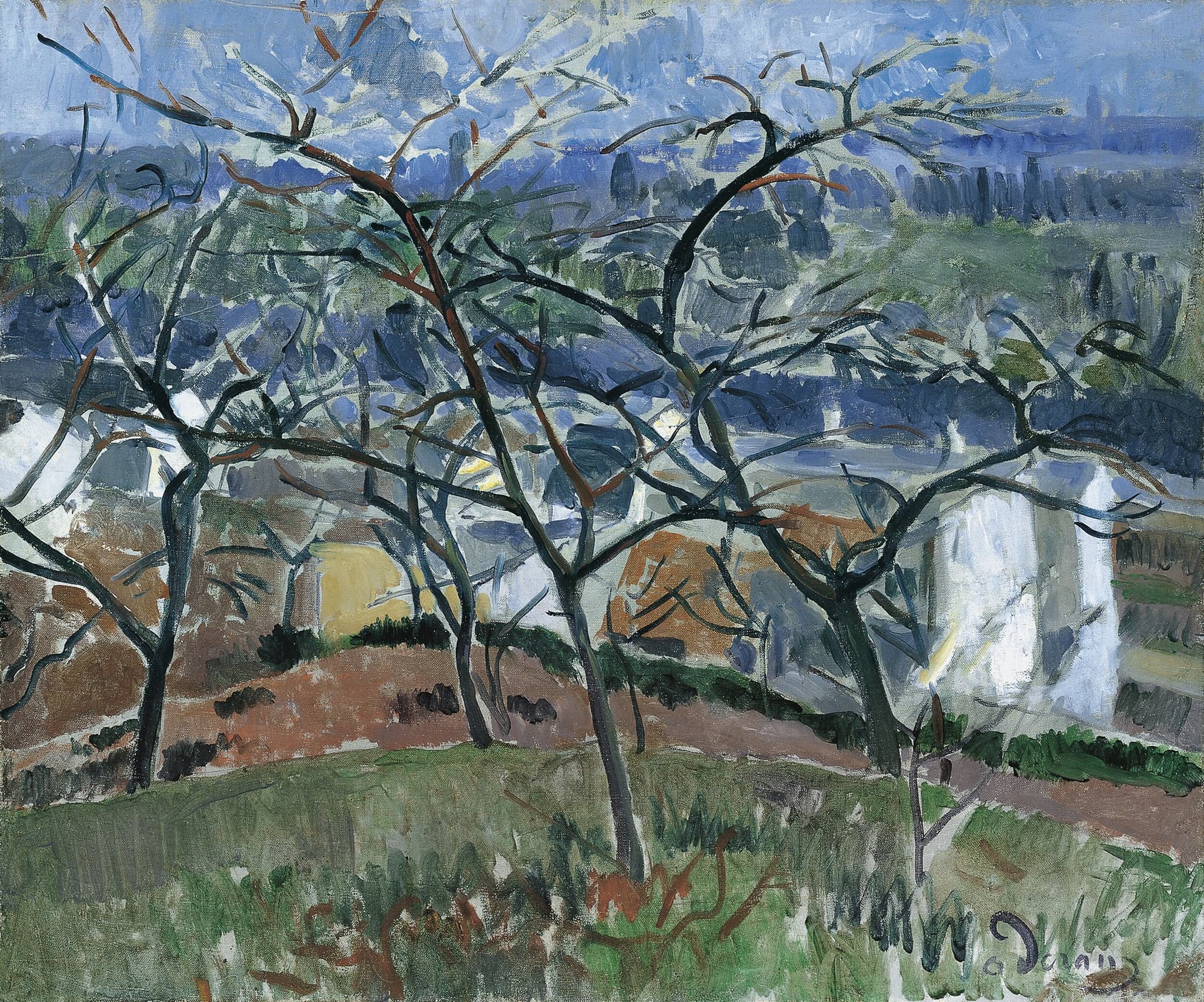 André Derain - Landscape around Chatou