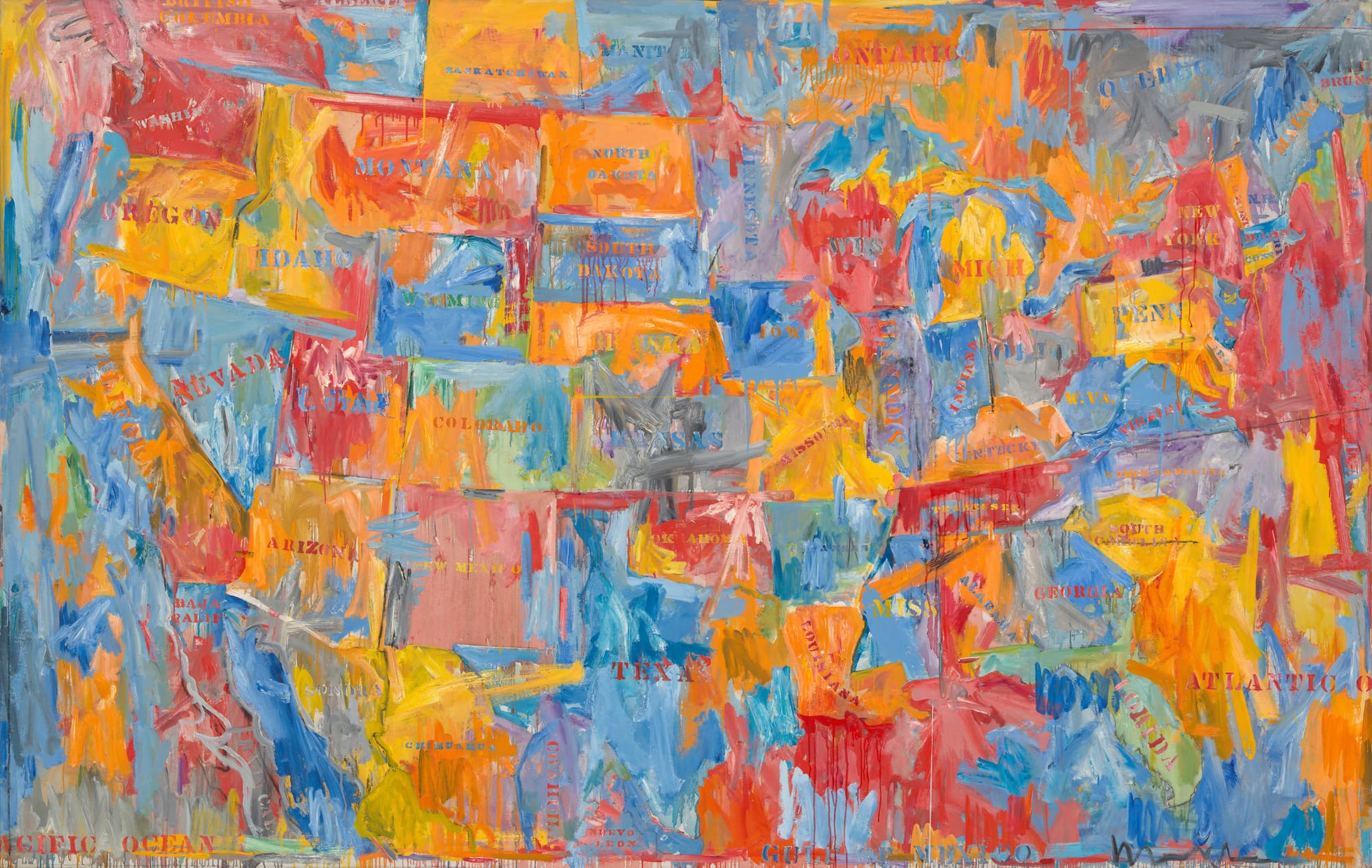 Jasper Johns - Map