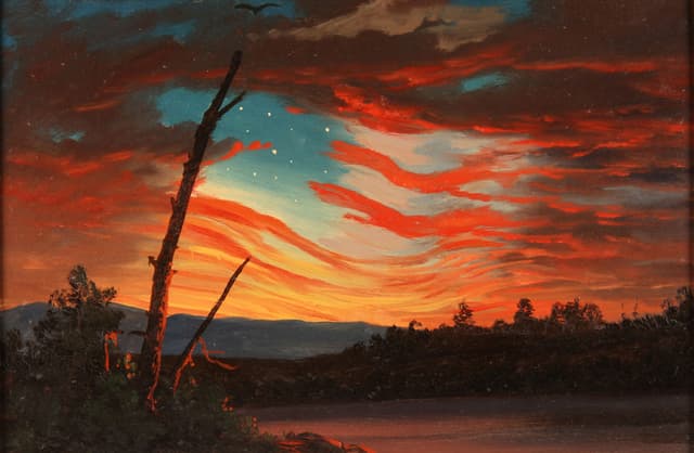 Frederic Edwin Church - Our banner in the sky