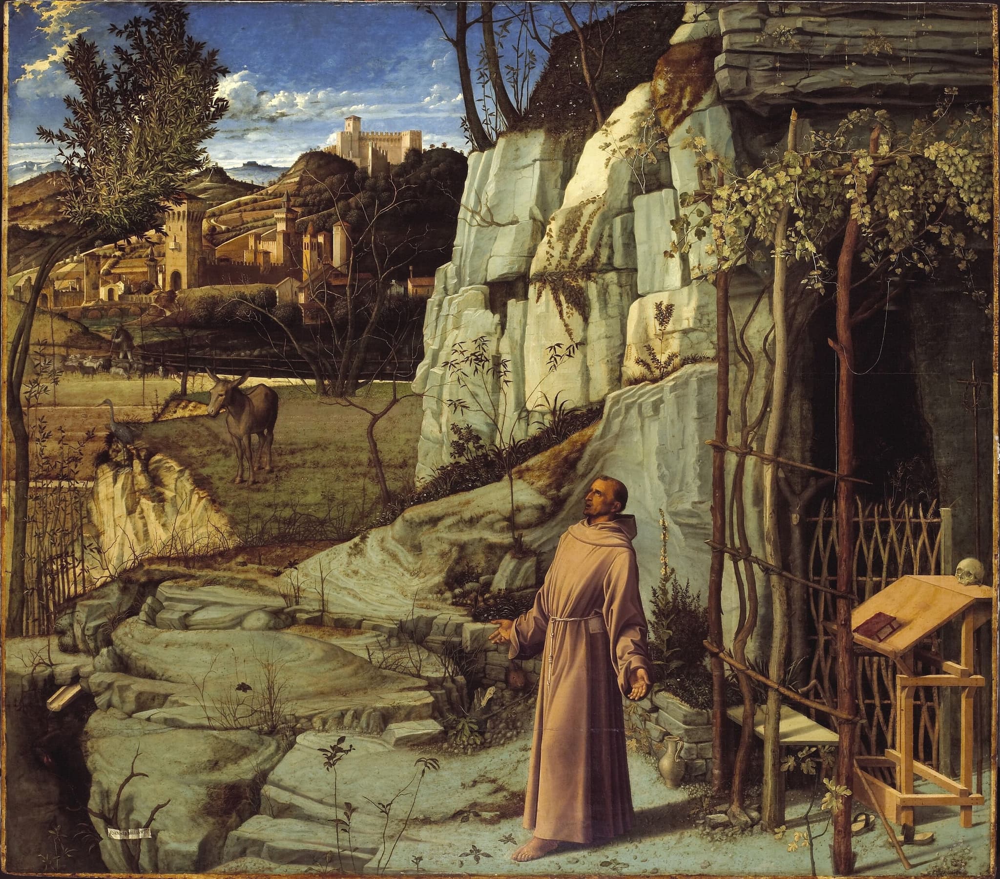 Giovanni  Bellini  - Saint Francis in Ecstasy