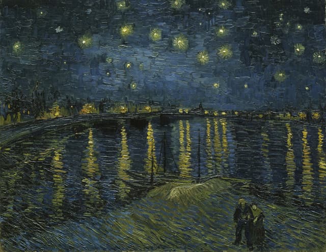Vincent van Gogh  - The starry night