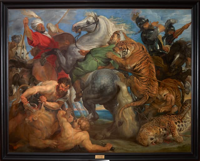 Peter Paul Rubens - The Tiger Hunt (1618)