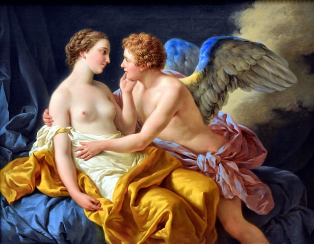 Louis-Jean-François Lagrenée - Cupid and Psyche (1767)