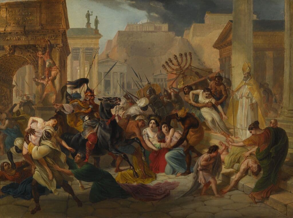 Karl Bryullov - Genserich’s Invasion of Rome