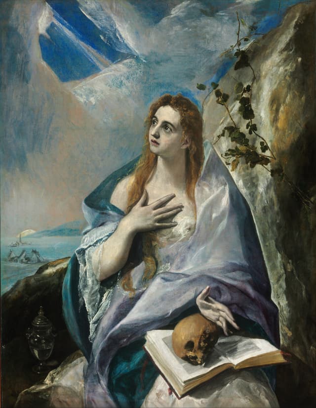 El Greco - The Penitent Magdalene (c.1576–1577)