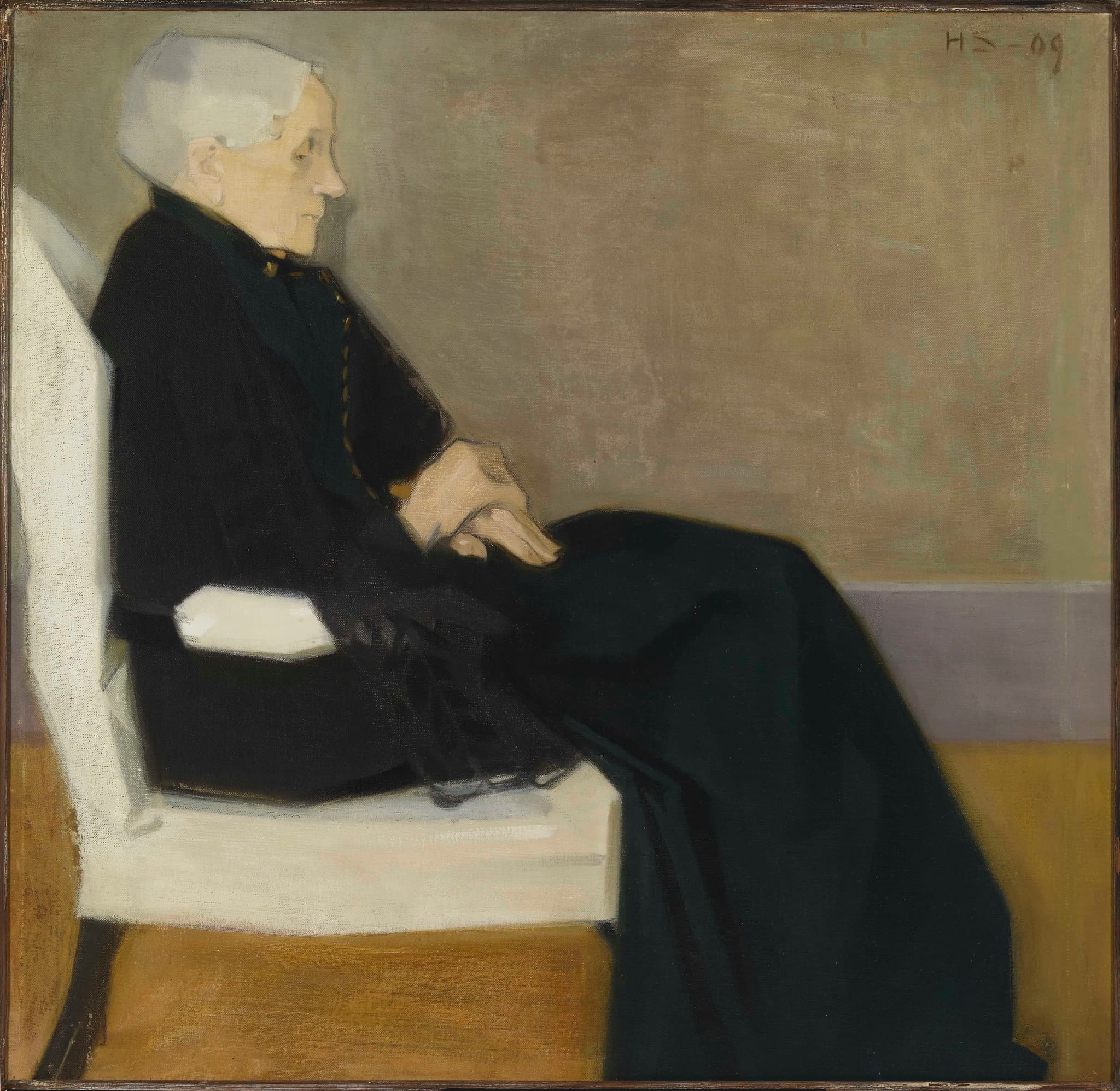 Helena Schjerfbeck - My Mother (1909)