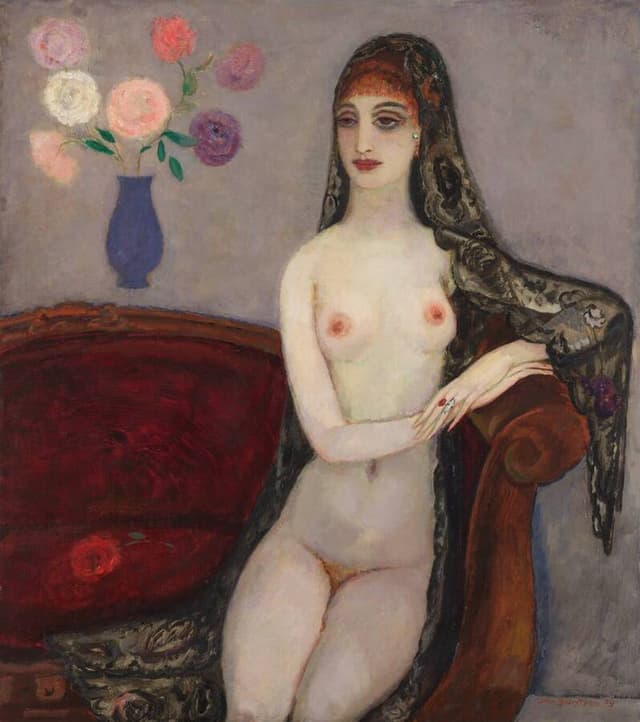 Jan Sluijters - Seated Nude (1919)