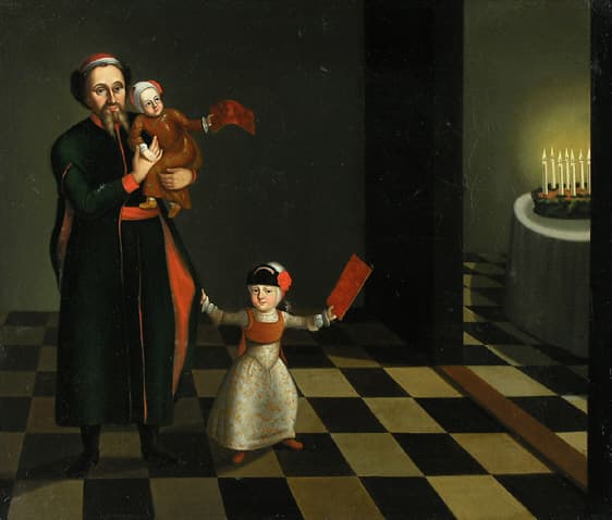 Anonymous - Hanukkah Family Scene